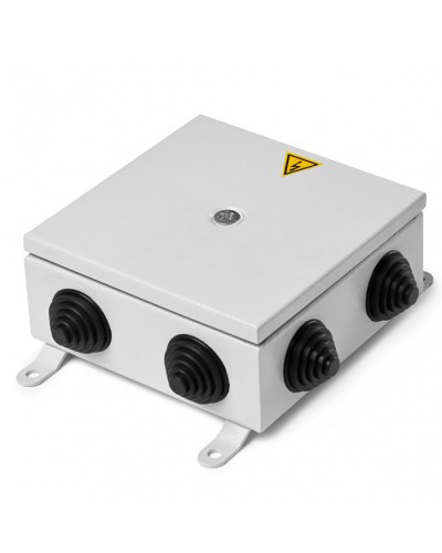 Коробка монтажная огнестойкая металлическая герметичная КМОМГ (12к х 10мм) 150х200х60 IP 66 (6 вводов) ПожТехКабель (076-552) в Ростове-на-Дону Распределительные коробки Pintop.ru