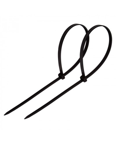 Стяжка нейлоновая неоткрывающаяся, безгалогенная (halogen free) 200x3.6мм, черная (100 шт) в Ростове-на-Дону Стяжки-хомуты Pintop.ru