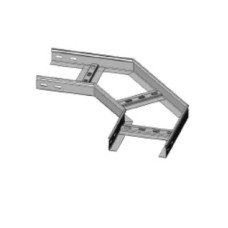 Угол горизонтальный 90° 400х80 (1,2) для лестничного лотка ПожТехКабель (650-515)