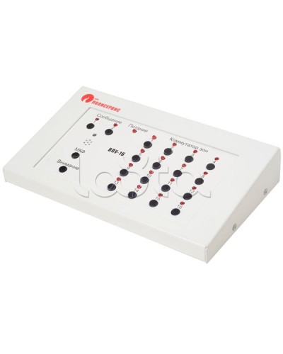 Пульт управления выносной Полисервис ВПУ-16 в Ростове-на-Дону Система оповещения Октава Полисервис Pintop.ru