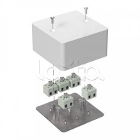 Коробка огнестойкая для кабель-канала 40-0460-FR2.5-10 Е15-Е60 (латунь) 85х85х45 Промрукав (40-0460-FR2.5-10-Е60)