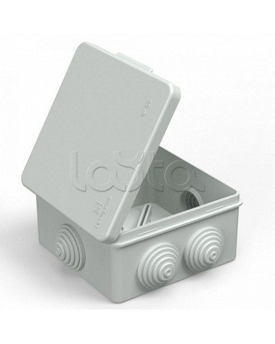 Коробка распределительная 40-03025 для прямого монтажа безгалогенная (HF) атмосферостойкая серая 100х100х50 (60шт/кор) Промрукав в Ростове-на-Дону Распределительные коробки Pintop.ru