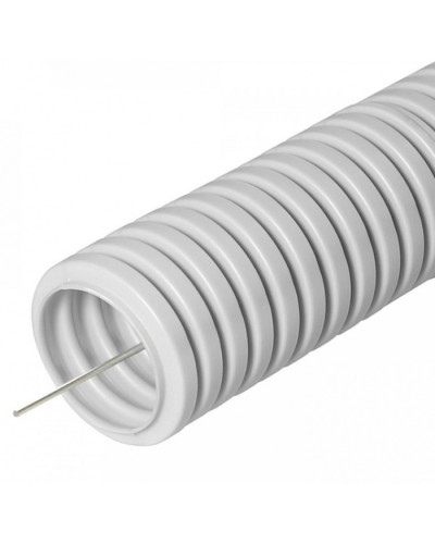 Труба гофрированная ПВХ сверхтяжелая 1100 Н серая с/з д16 (100м/5500м уп/пал) Промрукав (PR.0116321) в Ростове-на-Дону Труба гофрированная Pintop.ru