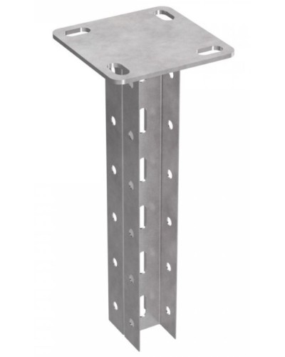 Стойка потолочная для средних нагрузок 35х30х500 пятка 120х120 Промрукав (PR08.2423) в Ростове-на-Дону Аксессуары для лотков Pintop.ru