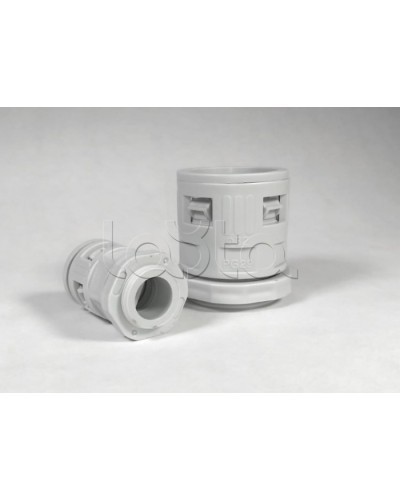 Муфта вводная для гофрированных труб серая ВМ-ГТ-16 Промрукав (PR08.3268) в Ростове-на-Дону Повороты, муфты, тройники Pintop.ru