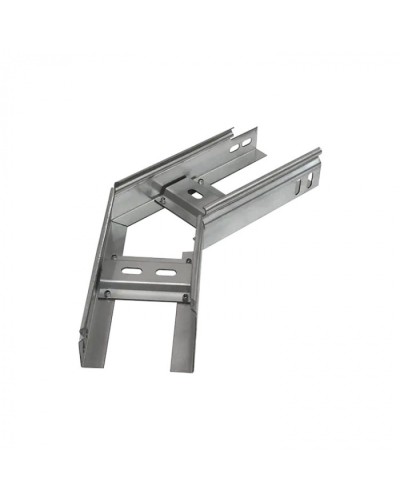 Угол горизонтальный 45 градусов лестничный 400х200 (1,2 мм) Промрукав (PR08.5265) в Ростове-на-Дону Аксессуары для лотков Pintop.ru