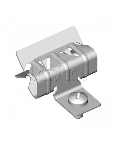 Зажим балочный 2-7 мм с отгибом и винтом М6х9 Промрукав (PR08.5818) в Ростове-на-Дону Аксессуары для лотков Pintop.ru