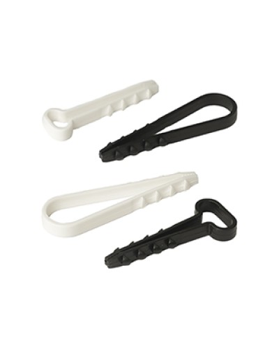 Дюбель-хомут для плоского кабеля 5-8 мм черный (10шт) Промрукав (PR08.6954) в Ростове-на-Дону Крепеж: Дюбели, шурупы, саморезы Pintop.ru