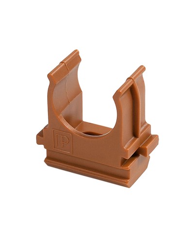 Крепёж-клипса для труб АБС-пластик бук д20 в малой упаковке (10шт/1000шт уп/кор) Промрукав (PR13.0052) в Ростове-на-Дону Держатели, клипсы, скобы Pintop.ru