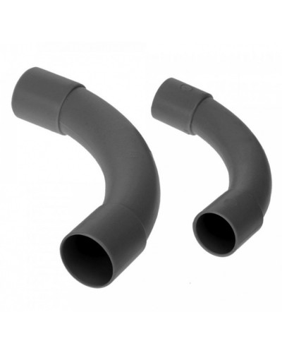 Соединитель угловой черный д32 (5шт/125шт уп/кор) Промрукав (PR13.0172) в Ростове-на-Дону Повороты, муфты, тройники Pintop.ru