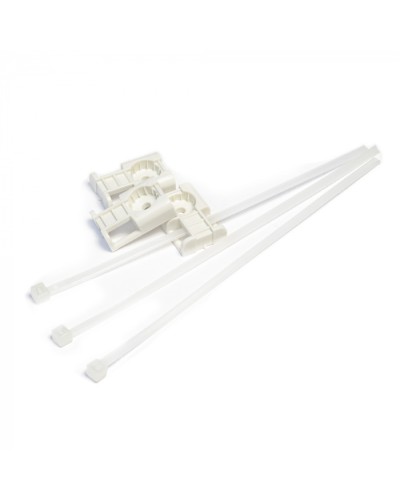 Комплекты крепления площадка для прямого монтажа белая со стяжкой 3,6х150 мм (100 шт) Промрукав (PR13.02514) в Ростове-на-Дону Аксессуары для кабель-канала Pintop.ru