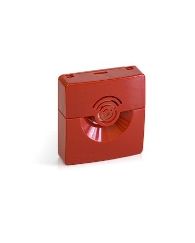 Оповещатель звуковой Рубеж ОПОП 2-35 12В (корпус красный) в Ростове-на-Дону Оповещатели Pintop.ru