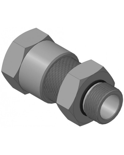 Кабельный ввод для бронированного кабеля с уплотнением внутренней оболочки кабеля резьбой G3/4, внешним диаметром кабеля D=18-22 мм и проходным диаметром кабеля d=8-12 мм Спектрон КВБ-22/12-Н-G3/4 в Ростове-на-Дону Аксессуары для кабель-канала Pintop.ru