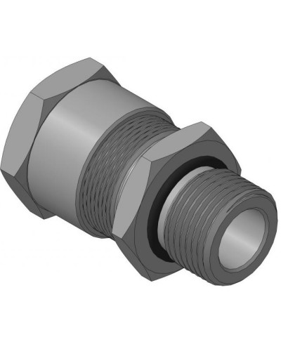 Кабельный ввод с резьбой G1/2 мм для открытой прокладки кабеля с проходным диаметром d=8-12 мм Спектрон КВН-ЕХЕ-12-Н-G1/2 в Ростове-на-Дону Аксессуары для кабель-канала Pintop.ru