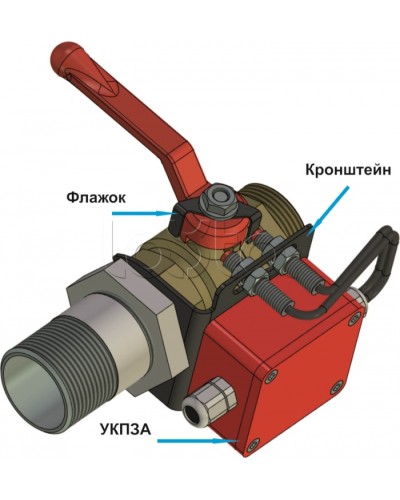 Устройство контроля положения запорной арматуры УКПЗА v2 Спецавтоматика в Ростове-на-Дону Устройства контроля положения дисковых затворов Pintop.ru