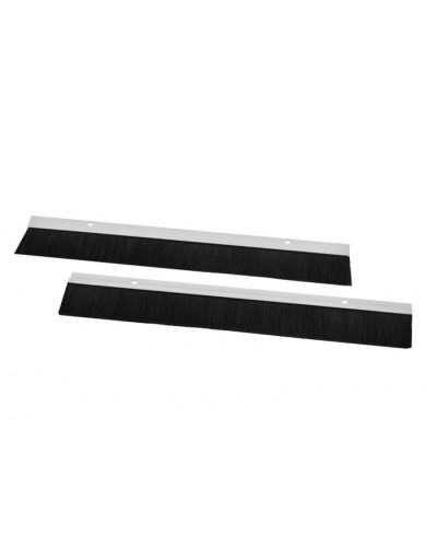 Щеточный ввод для шкафов универсальный, высота ворса 75 мм, длина 2м ЦМО (КВ-Щ-75.2000-9005) в Ростове-на-Дону Аксессуары для стоек и шкафов Pintop.ru