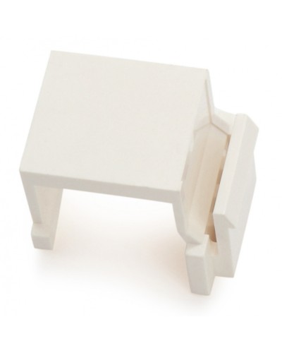 Вставка-заглушка формата Keystone Jack, белая Hyperline (KJ1-BL-WH) в Ростове-на-Дону Патч-корды и пигтейлы Pintop.ru
