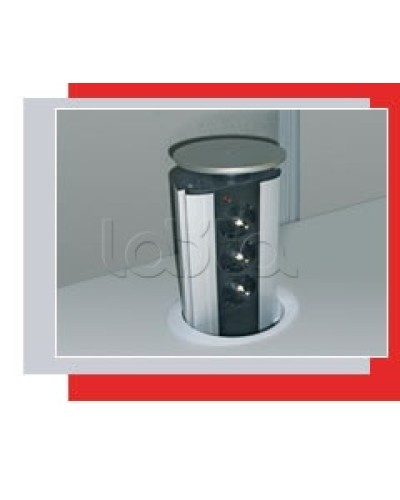 Блок розеточный настольный, 3 розетки (45х45мм) Экопласт 70303 в Ростове-на-Дону Блоки розеток Pintop.ru