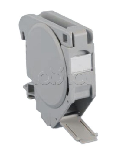 Крепление на DIN-рейку для модулей Keystone Jack c крышками Hyperline FP-IE-DIN-KJ-1A-GY в Ростове-на-Дону Коммутационные изделия Pintop.ru