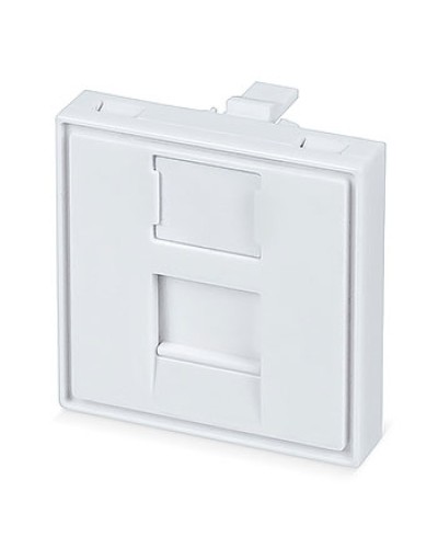 Вставка 45x45 (Mosaic) для 1 модуля формата Keystone Jack (FP-45-1M) Пожтехкабель СКС (202-031) (аналог Mosaic) в Ростове-на-Дону Модули Keystone Pintop.ru