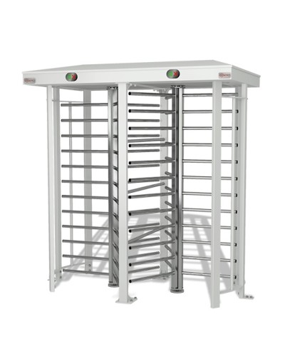 Турникет электромеханический сдвоенный полноростовой гибрид Oxgard Praktika Т-10-G Doublе Pass (ВЗР 2332-04) в Ростове-на-Дону Турникеты Pintop.ru