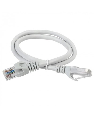 ITK Коммутационный шнур (патч-корд) кат.5Е UTP 1м серый (PC01-C5EU-1M) в Ростове-на-Дону Патчкорды (медные) Pintop.ru
