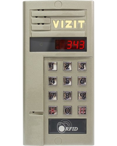 Блок вызова для совместной работы с БУД-302 VIZIT БВД-343F в Ростове-на-Дону Блоки вызова многоабонентные Pintop.ru