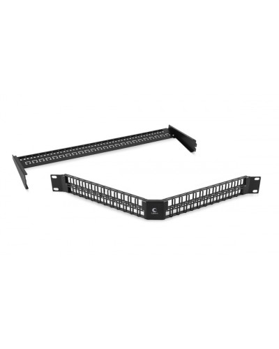 Угловая модульная патч-панель 19, 48 портов, 1U Cabeus (PLBHD-48-CON) в Ростове-на-Дону Патч панель Pintop.ru