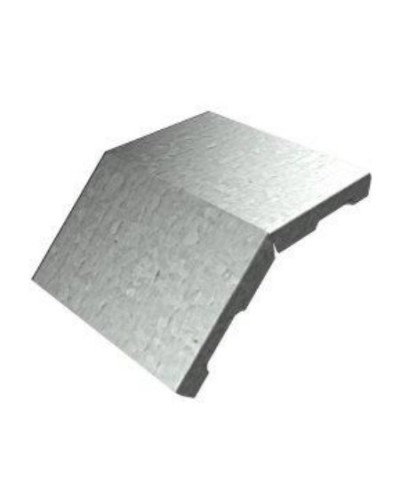 Крышка угла вертикального внешнего 45° 500х15 (1,0) для лестничного лотка ПожТехКабель (651-244) в Ростове-на-Дону Аксессуары для лотков Pintop.ru