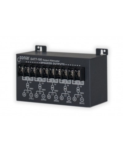 Блок аттенюаторов для настольныx усилителей Sonar SATT-100 в Ростове-на-Дону Система оповещения и трансляции Sonar Pintop.ru