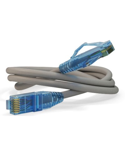 Патч-корд U/UTP Hyperline PC-LPM-UTP-RJ45-RJ45-C6-0.3M-LSZH-GY в Ростове-на-Дону Патчкорды (медные) Pintop.ru