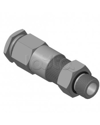 Кабельный ввод для бронированного кабеля с двойным уплотнением резьбой G1/2, внешним диаметром кабеля D=11-15 мм и проходным диаметром кабеля d=6-10 мм Спектрон КВБ-15/10-2У-М-G1/2 в Ростове-на-Дону Аксессуары для кабель-канала Pintop.ru