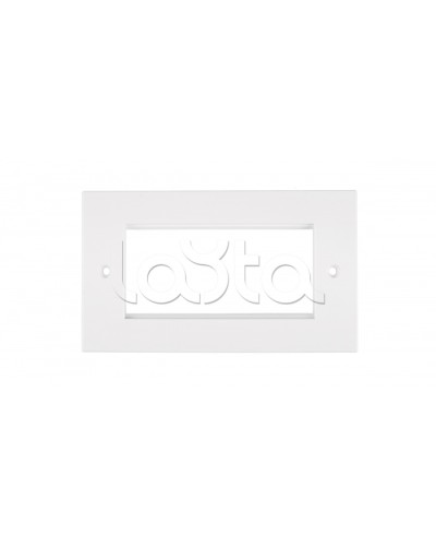 Панель лицевая NIKOMAX NMC-PL2PB-WT в Ростове-на-Дону Аксессуары для кабель-канала Pintop.ru