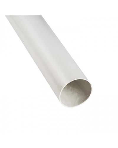 Труба ПНД гладкая тяжелая, цвет серый, диам 50мм (3м) Экопласт (23050-GR) в Ростове-на-Дону Гладкая труба Pintop.ru