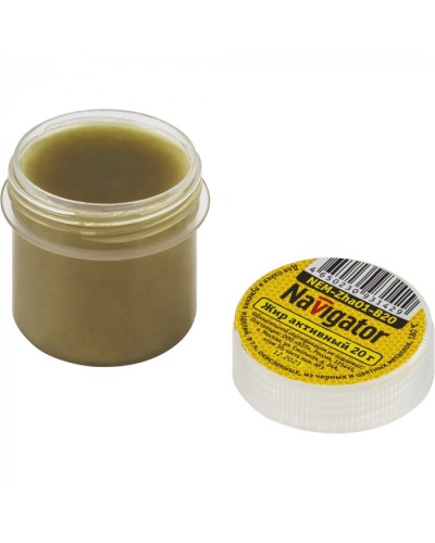 Жир паяльный Navigator 93 142 NEM-Zha01-B20 (активный, 20 гр) в Ростове-на-Дону Аксессуары для кабель-канала Pintop.ru