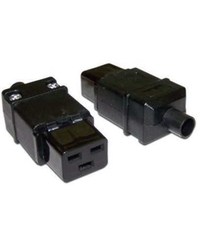 Вилка Lanmaster LAN-IEC-320-C19 IEC 60320 C19 16A 250V black в Ростове-на-Дону Коммутационные изделия Pintop.ru