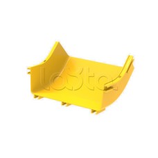 Угол 45° внутренний (вверх) для оптического лотка Hyperline FBTR-300-IRS45
