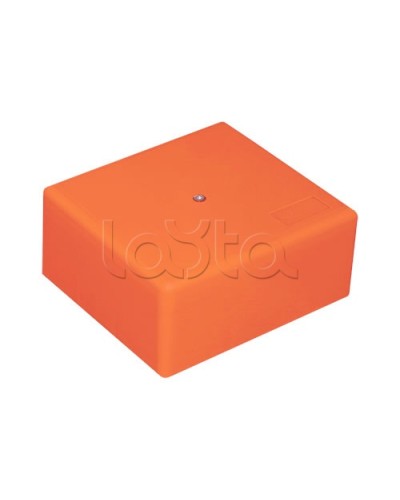 Коробка огн. с глад. стенками,без галогена, IP41, 5P, (1,5-6мм2) (оранж) ОКЛ Экопласт (46231HF) в Ростове-на-Дону Коробки (ОКЛ) Экопласт Pintop.ru