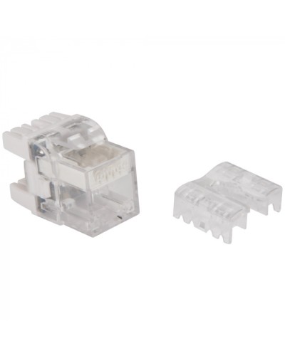 Модуль Keystone, RJ45, кат.5E, UTP, 180 градусов, с индикатором, белый LANMASTER LAN-OKi45U5E/180 в Ростове-на-Дону Коннекторы Pintop.ru