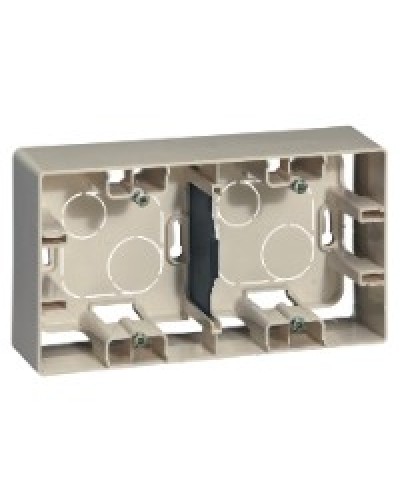 Коробка накладного монтажа 2 поста слоновая кость Etika Legrand 672540 в Ростове-на-Дону Распределительные коробки Pintop.ru
