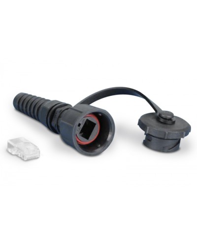 Промышленный разъем RJ-45 8P8C Hyperline PLUG-IE-8P8C-PV-C6 в Ростове-на-Дону Коннекторы и разъемы Pintop.ru