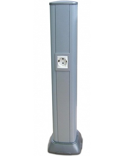 Колонна алюминевая 0,71 м, цвет темно-серебристый металлик DKC 09594 в Ростове-на-Дону Аксессуары для стоек и шкафов Pintop.ru