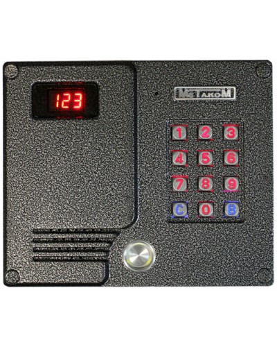 Блок вызова домофона Метаком MK2007-TM-EV в Ростове-на-Дону Блоки вызова многоабонентные Pintop.ru