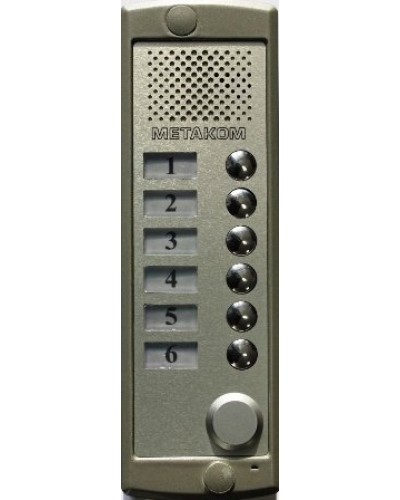 Блок вызова домофона Метаком MK6-K-RF в Ростове-на-Дону Блоки вызова многоабонентные Pintop.ru