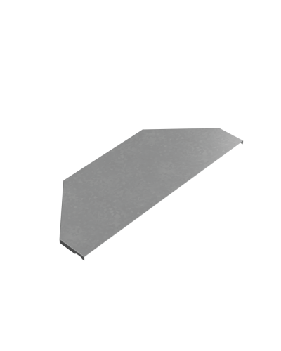 Крышка переходника центрального 300-600 мм ПЛЮС INOX304 КМ-Профиль (KPDplus300-600-C INOX304) в Ростове-на-Дону Аксессуары для лотков Pintop.ru