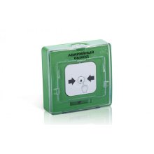 Устройство дистанционного пуска адресное Рубеж УДП 513-11-R3 "ОПУСК ЛИФТА", цвет зеленый