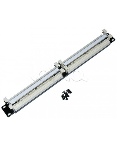 Кросс-панель парная 110 типа 19 1U Cabeus CP-100P-110TYPE в Ростове-на-Дону Кроссовое оборудование тип 110 Pintop.ru