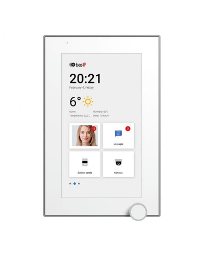 IP-видеодомофон BAS-IP AZ-07L WHITE в Ростове-на-Дону Абонентские IP устройства Pintop.ru
