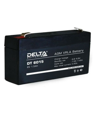 Аккумулятор свинцово-кислотный Delta DT 6015 в Ростове-на-Дону Электротехническое оборудование Pintop.ru