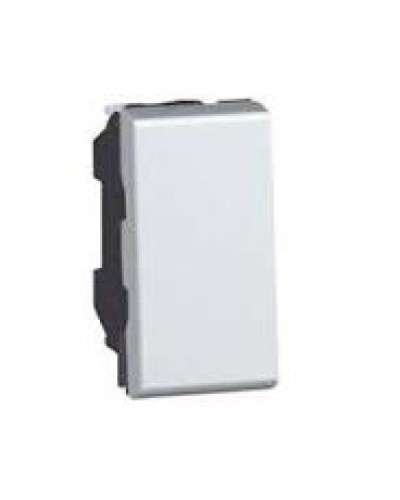 Переключатель на 2 направления Mosaic 1 модуль 10 AX алюминий Legrand 079201 в Ростове-на-Дону Аксессуары для кабель-канала Pintop.ru